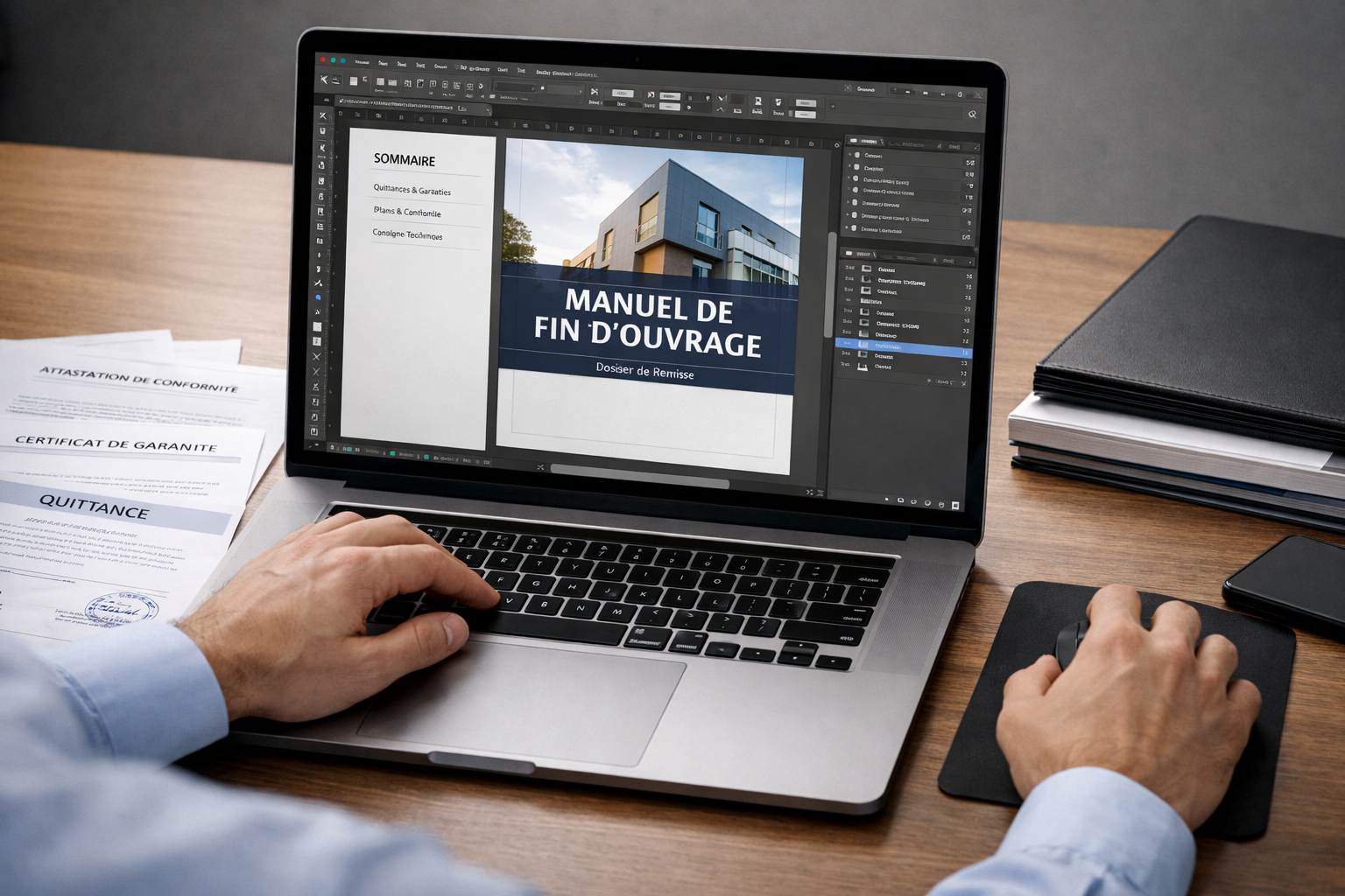 Finalization Documentation at Construction Site-1
