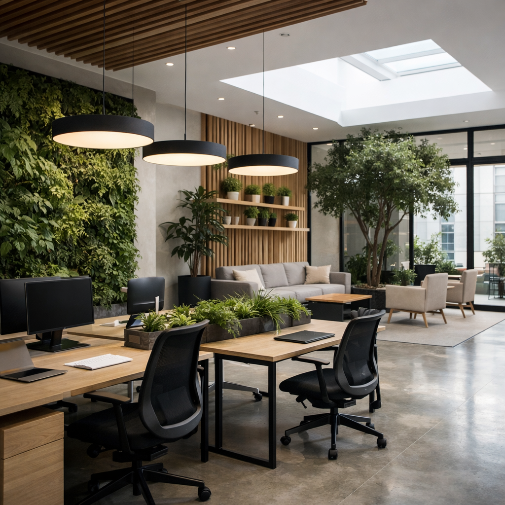 Modern Office Biophilic Design Concept-1