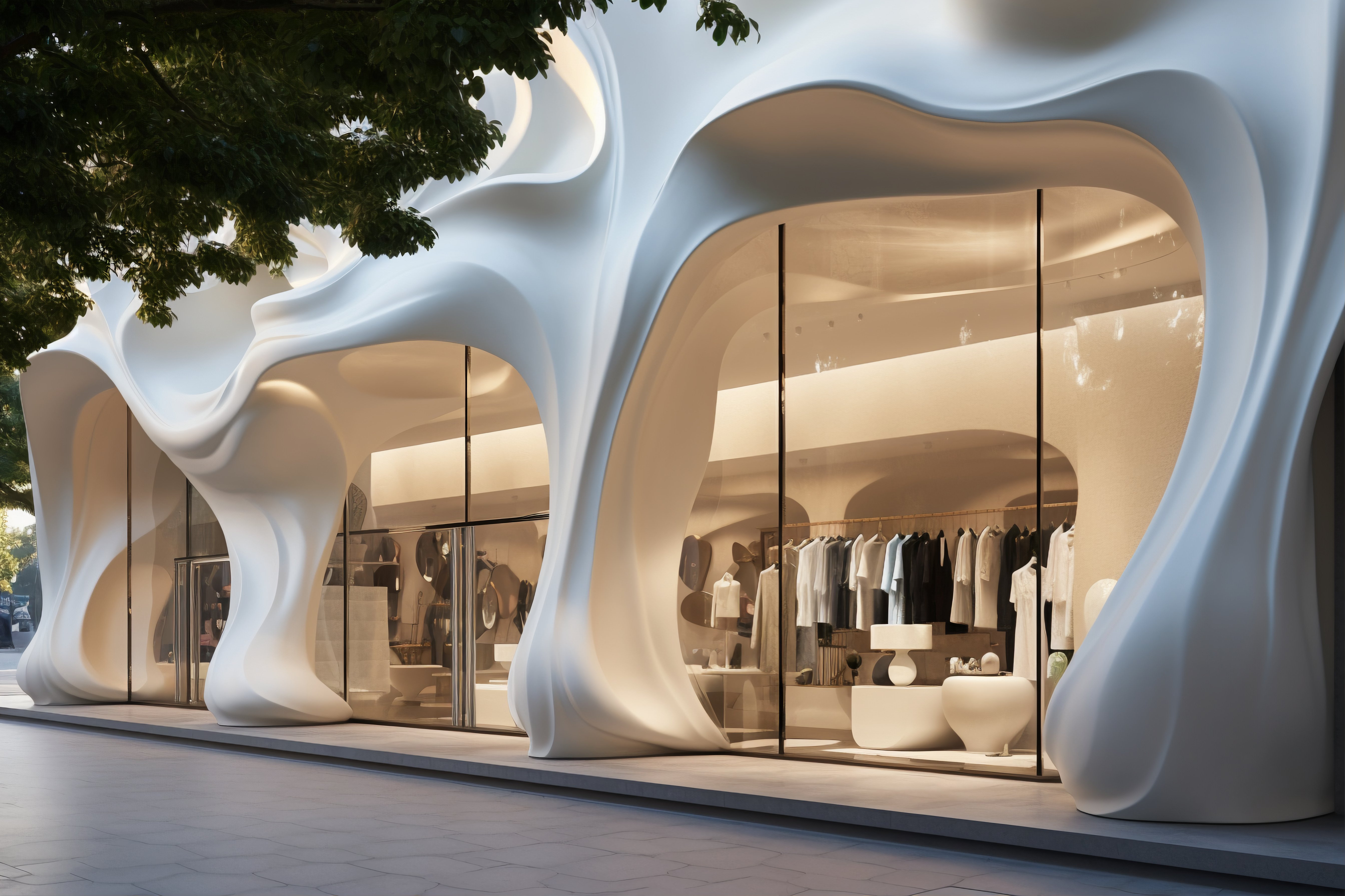 futuristic-store-with-abstract-concept-architecture